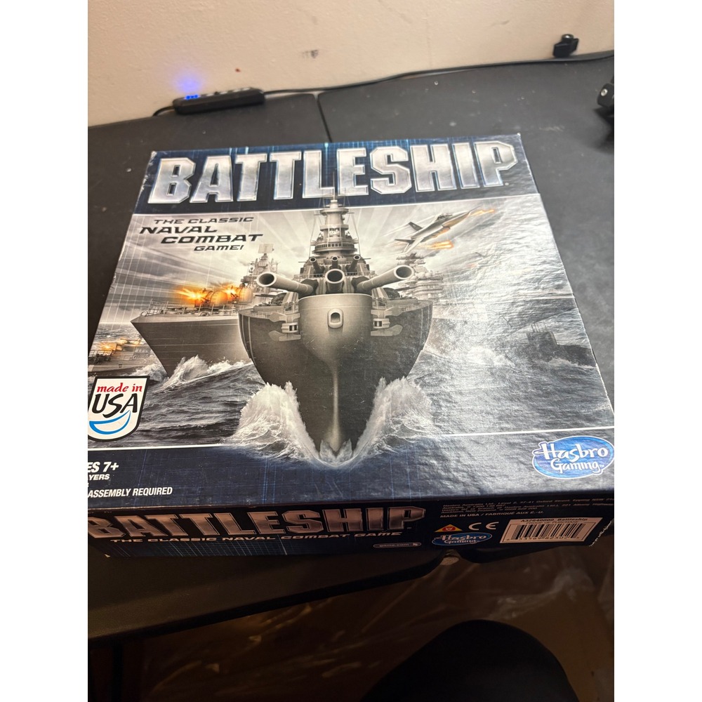 Hasbro Gaming Battleship The Classic Naval Combat Game A3264 Ages 7+ 2 Players
